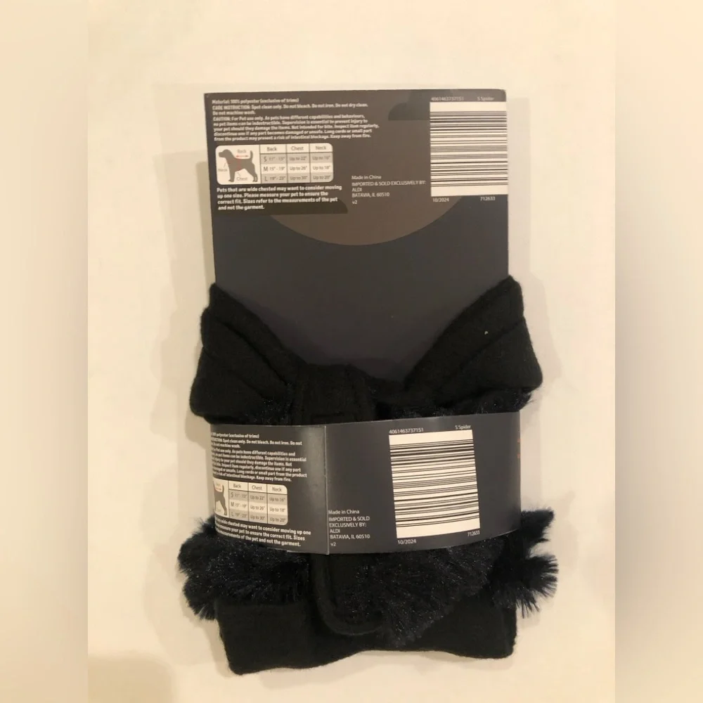 Brand New Small Dog Spider Halloween Costume
